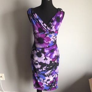 Multi Color Floral Lauren Ralph Lauren Dress